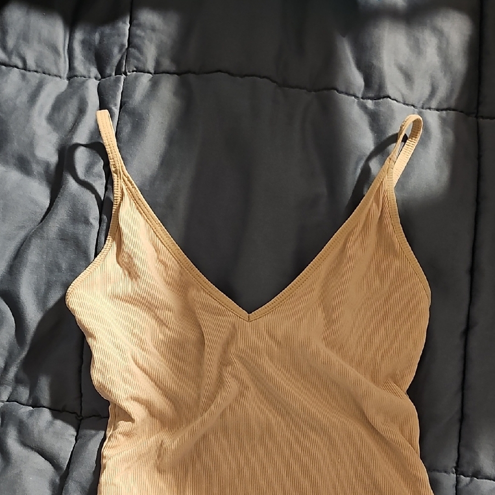 Talula Cream Ribbed Bodysuit - Picture 3 of 6